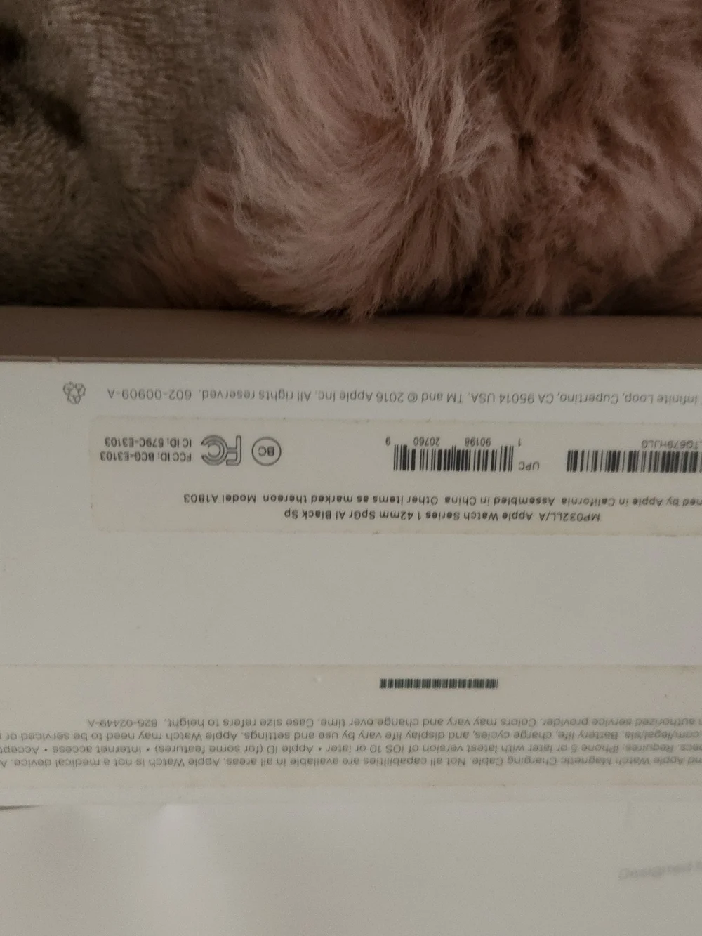 Apple Watch in Black with Black Sport Band SERIES 1